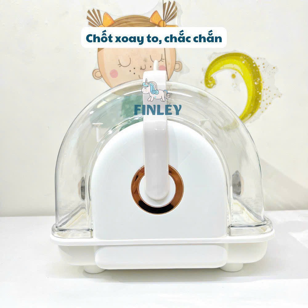 Khay úp bình sữa ly cốc Finley gấu con FL 0091