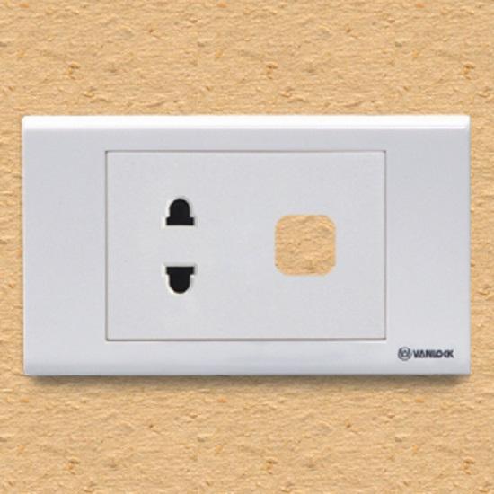 Ổ cắm điện ổ cắm âm tường ổ cắm nổi ổ cắm 1 lỗ 1 ổ cắm Sino Vanlock - Điện Việt