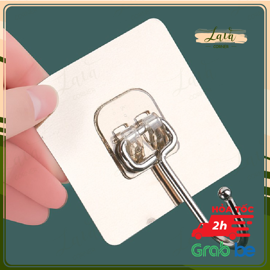 Móc Dán Tường Chịu Lực Siêu Dính Treo Đồ, Vật Dụng Đa Năng Tiện Ích Bằng Inox 304