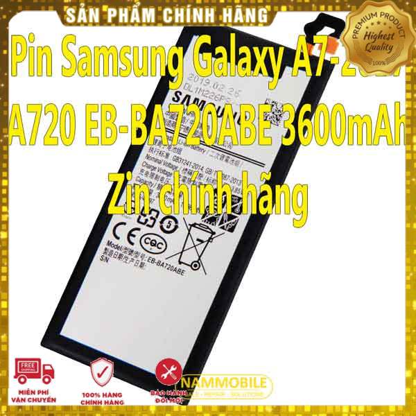 HCM Pin Samsung Galaxy A7 2017-A720 EB-BA720ABE + Tặng Siêu Dán Pin