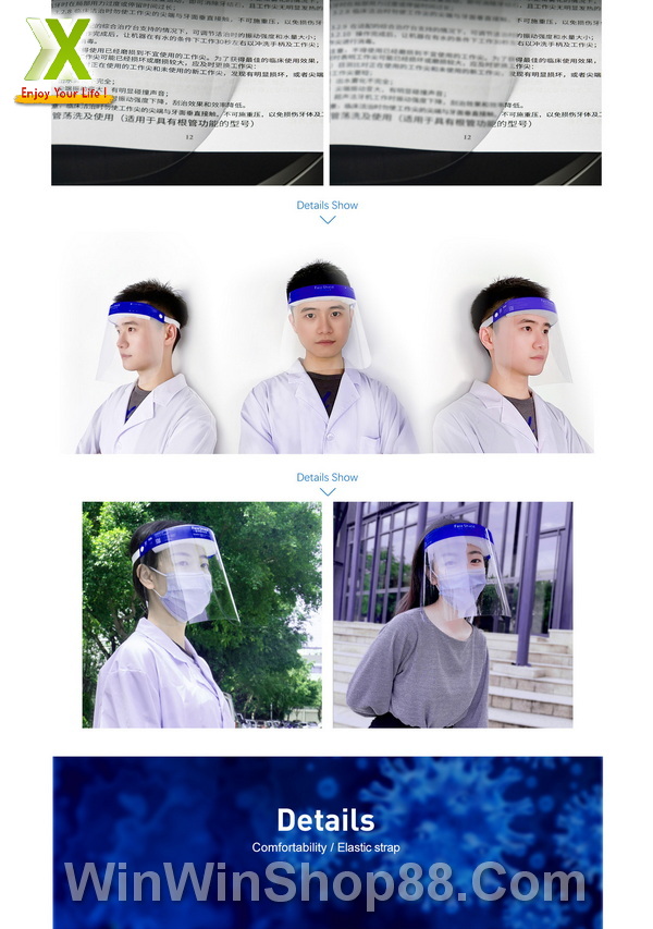 [HCM]Mặt nạ chống giọt bắn face shield