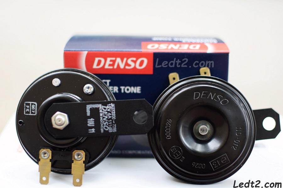 [BỘ 2 CHIẾC] Còi đĩa Denso - Còi Denso lắp cả ô tô và xe máy- CÒI ĐĨA DENSO, lắp đặt đơn giản, có thể lắp vào phần mặt nạ trước của xe,thiết kế đẹp, chắc chắn,dùng nguồn DC: 12V