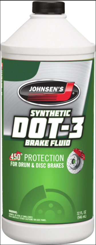 Dầu phanh Johnsen's DOT-3  946ML - Made in USA