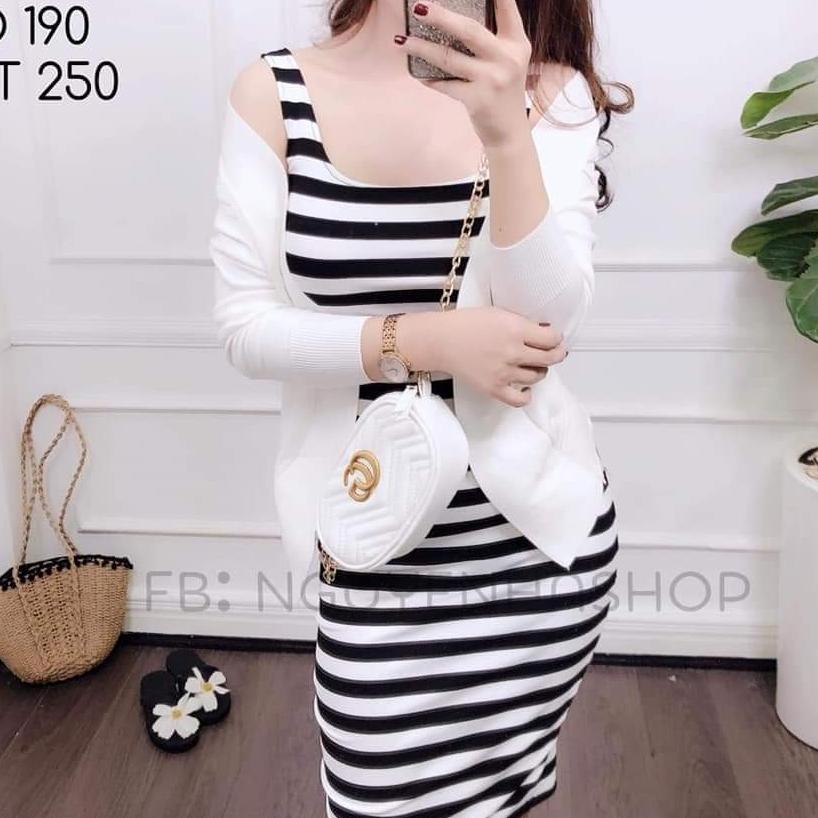 áo khoác len vạt chéo