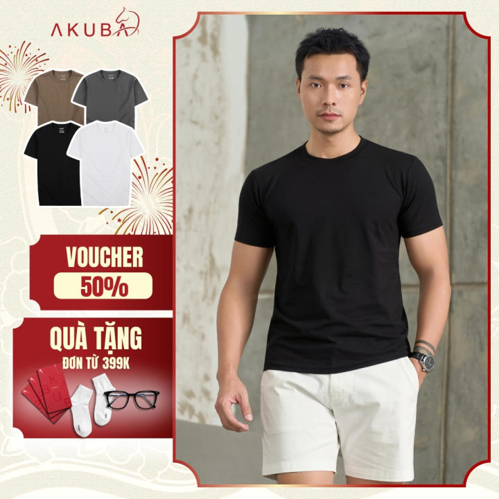 Áo Thun Nam AKUBA Tay Ngắn Trẻ Trung&hellip;