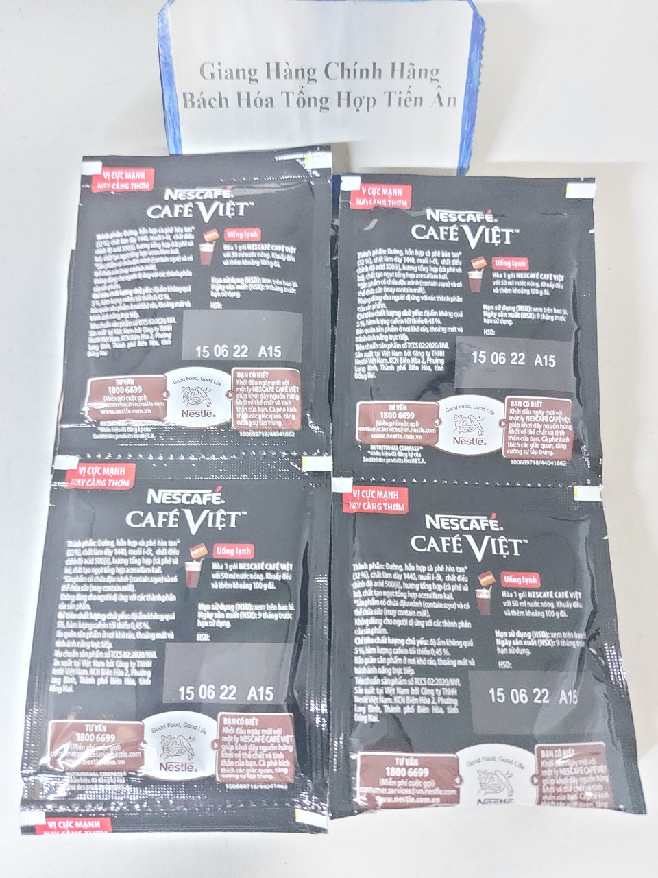 [HCM]Cà phê đen đá NesCafé Café Việt 10 gói x 16g
