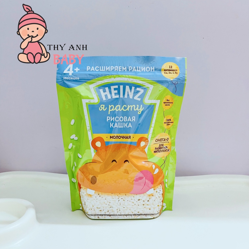 Bột Ăn Dặm Heinz Nga Cho Bé 4/6m+ (Túi Zip 200gr)