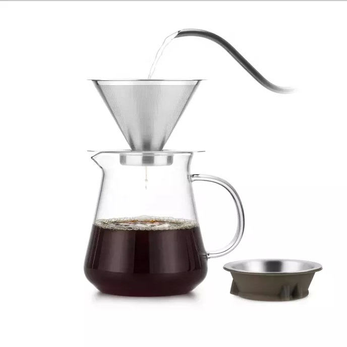 Phễu lọc cafe inox Samadoyo F119 ( cho bình 600ml)