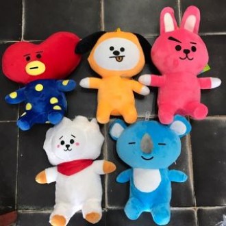 gấu bông BTS BT 21-đầy đủ các thành viên