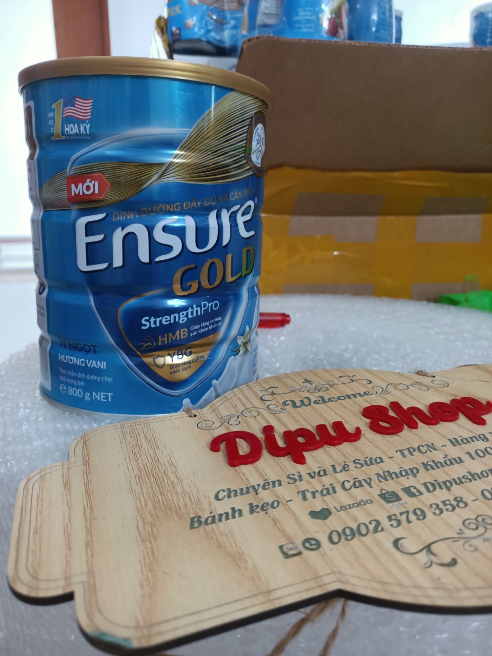 Sữa bột Ensure Gold Abbott ít ngọt (HMB) 800g