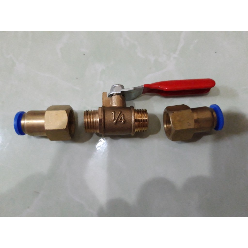 Van khóa đồng 8mm hiệu Hato