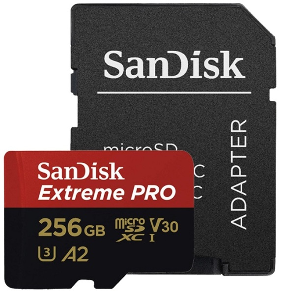 [HCM][Sản Phẩm Mới] Thẻ nhớ MicroSDXC SanDisk Extreme PRO A2 - 256GB V30 U3 Class 10 UHS-I R170MB/s W90MB/s (Đen đỏ)