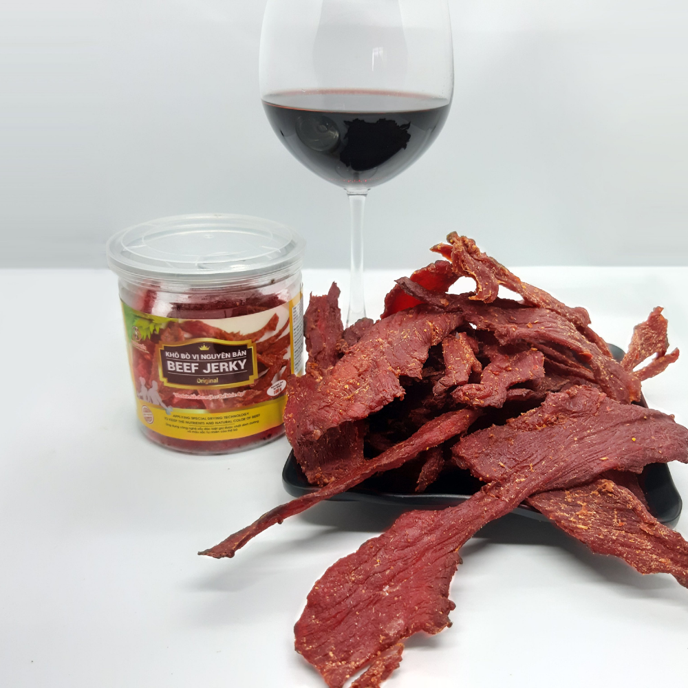 Beef jerky khô bò nguyên bản 100g