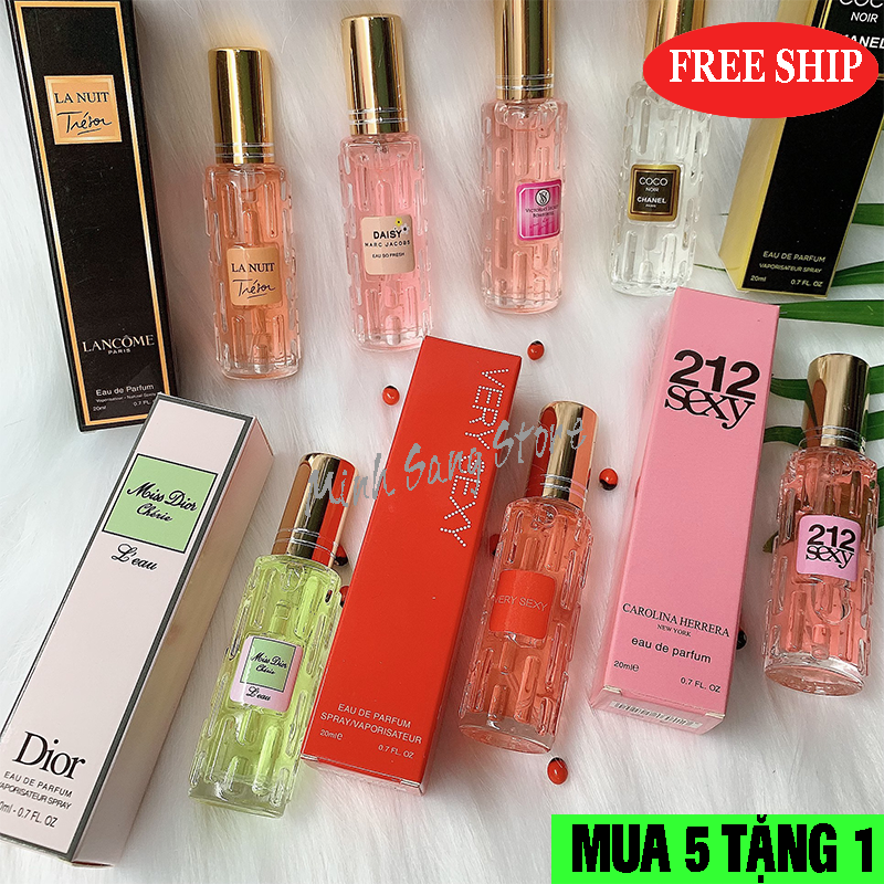 [HCM][QUÀ TẶNG] NƯỚC HOA MINI NỮ 20ML THƠM LÂU ( MÙI NGẪU NHIÊN)