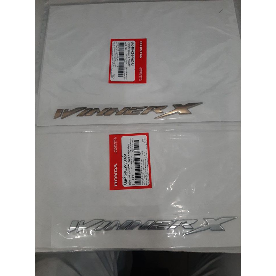 Tem chữ nỗi winner x 150 honda