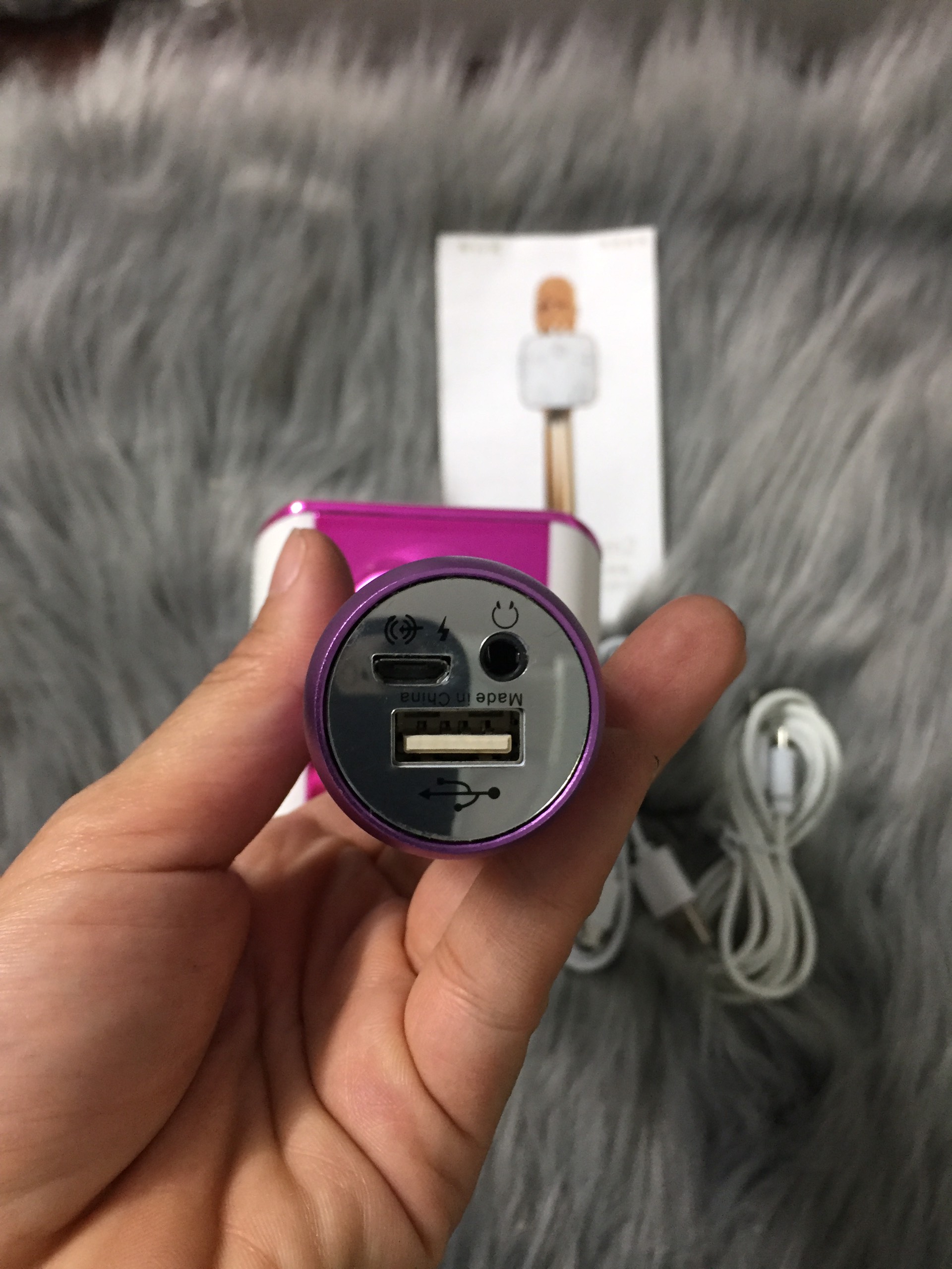 Micro karaoke kèm loa bluetooth M2