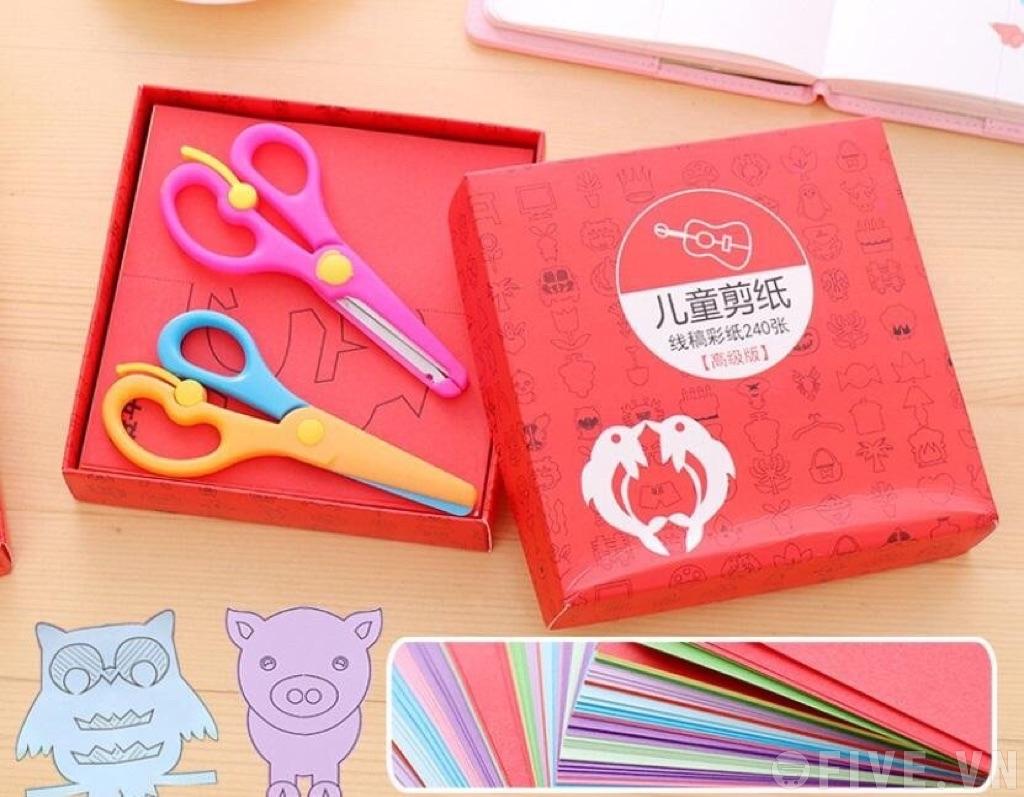 [HCM]Bộ cắt giấy thủ công +kèm 2 kéo