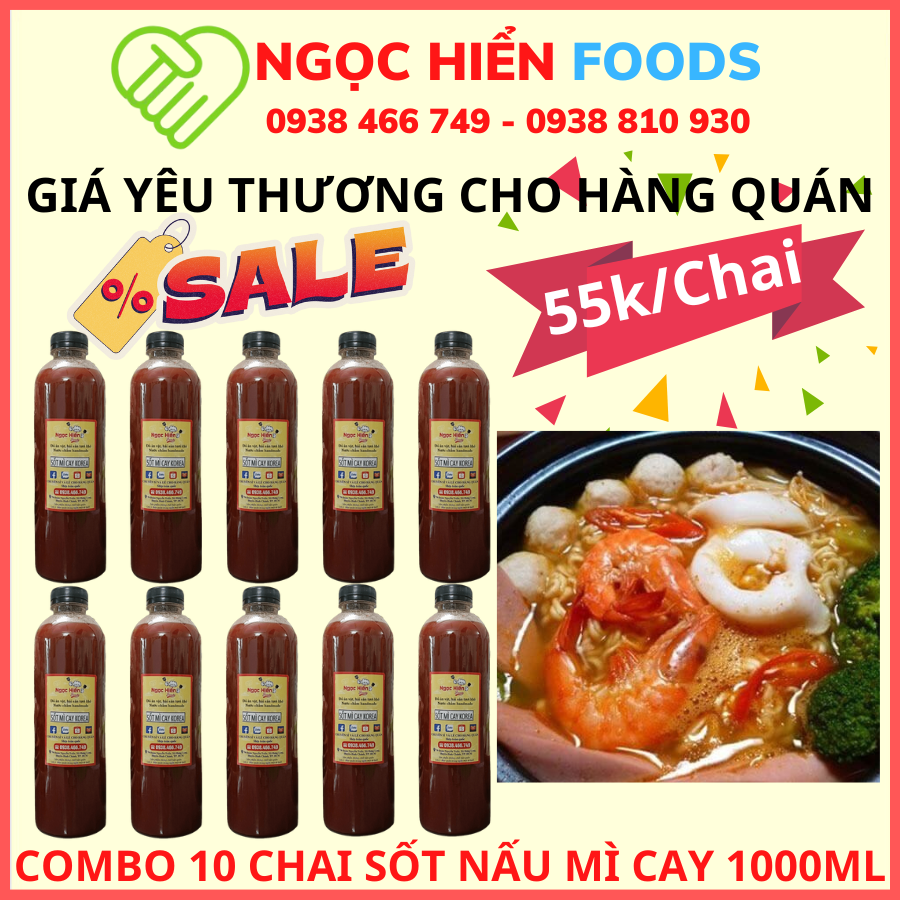 Sốt nấu mì cay Hàn Quốc pha sẵn cấp độ 0 ( không cay nhé, có bán sỉ cho quán mì cay)