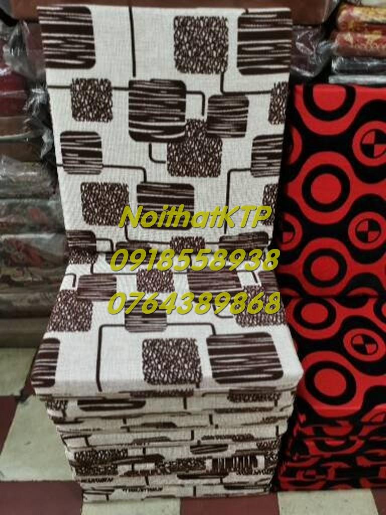 Nệm ngồi NoithatKTP cao cấp dày 5cm hoa văn