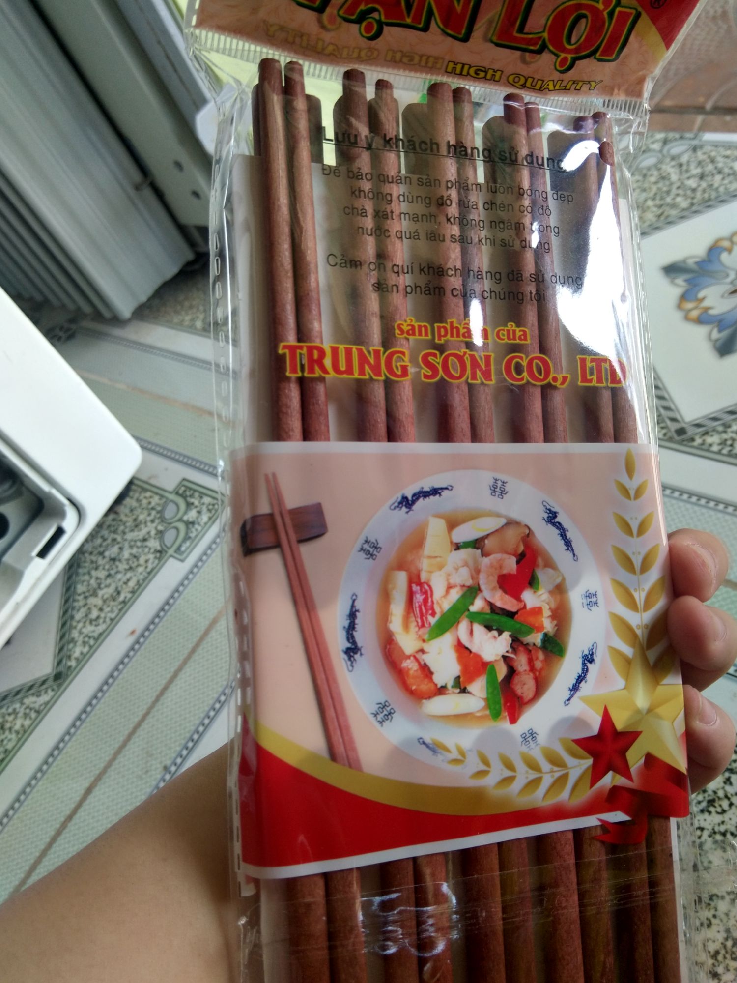 đũa gỗ cao cấp Vạn Lợi