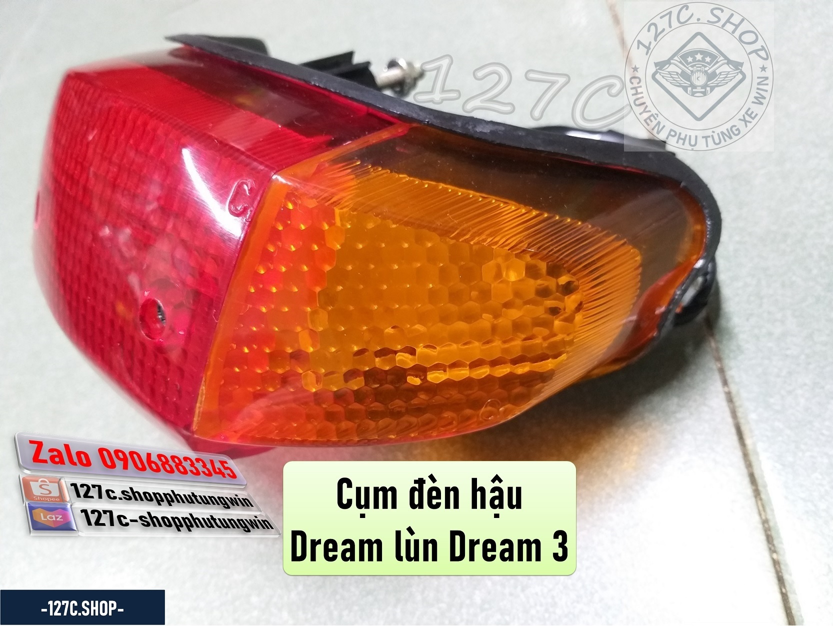 [HCM] Cụm đèn hậu Dream lùn Dream 3 (Hàng đẹp)