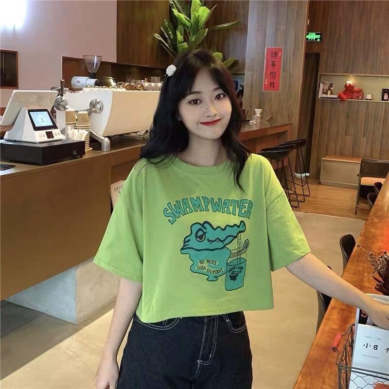 Áo croptop cá sấu Swamp NTA0220