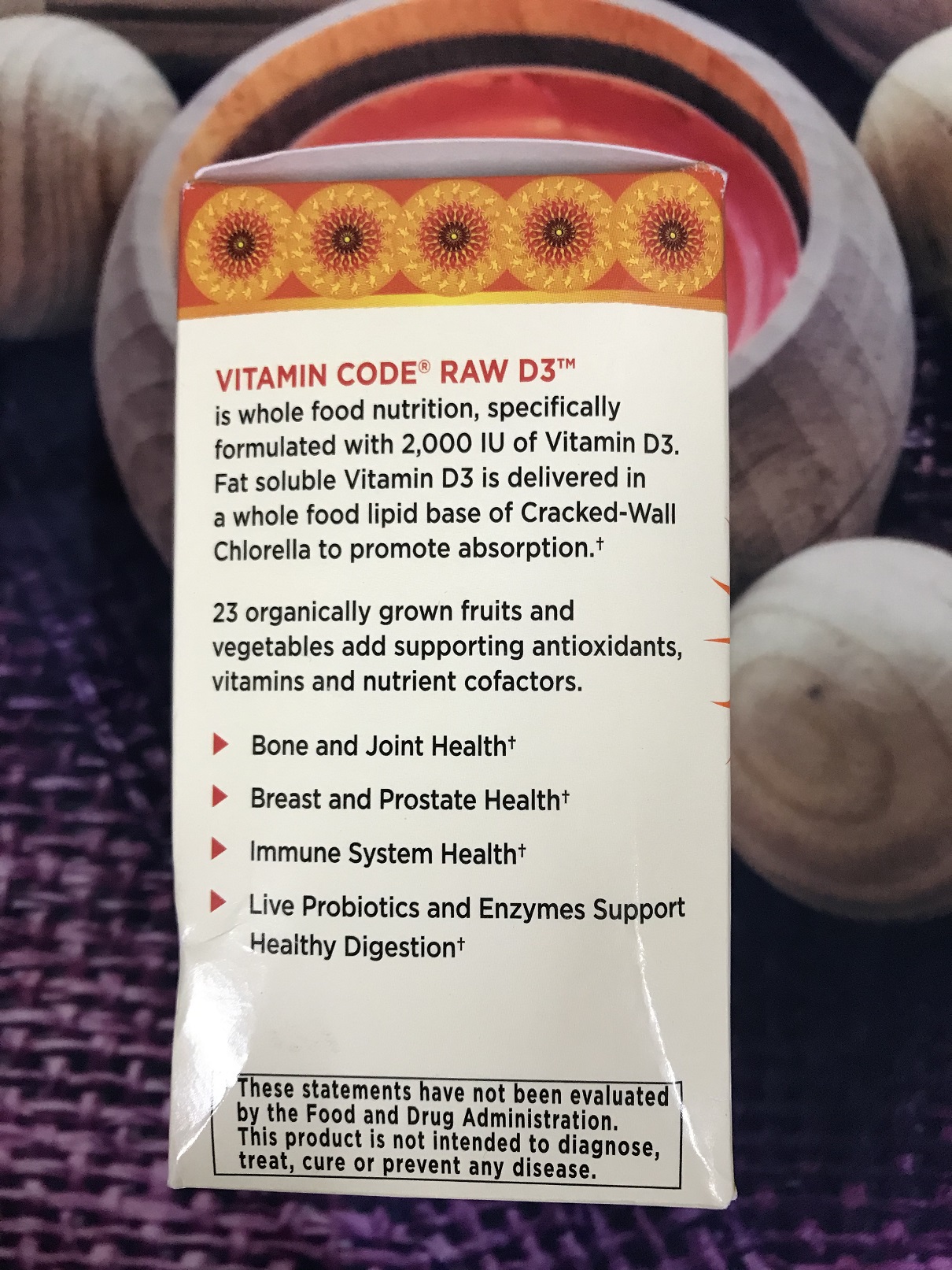 [HCM]VITAMIN D3 TƯƠI VITAMIN CODE GARDEN OF LIFE