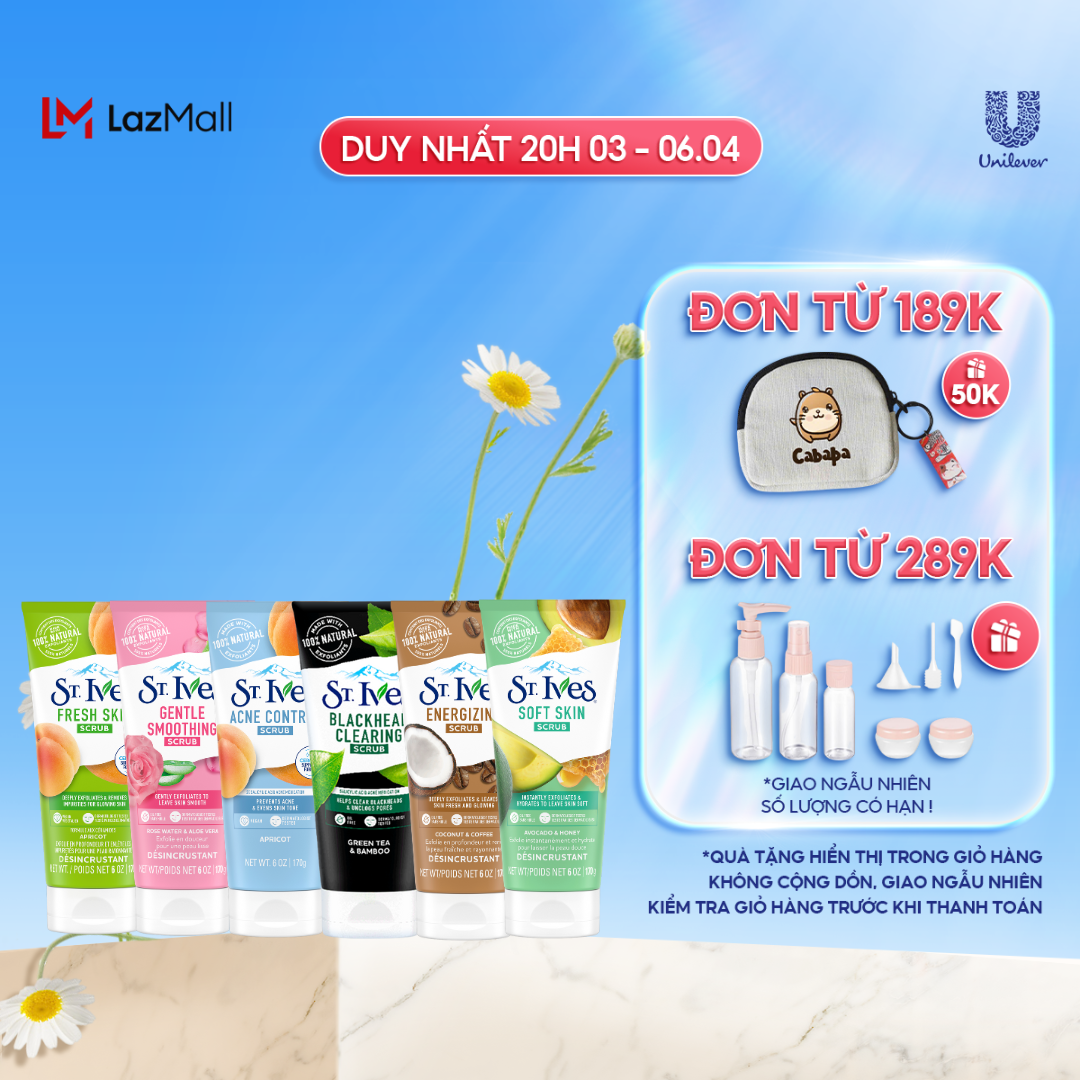 Sữa rửa mặt tẩy tế bào da chết St.Ives 170g
