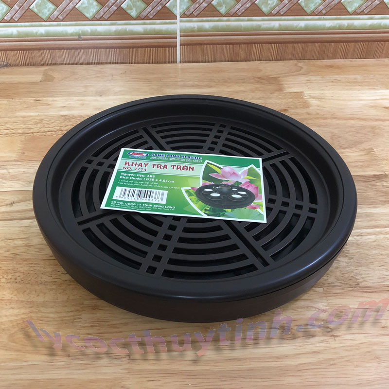 Khay Trà Tròn bằng nhựa ABS chắc chắn