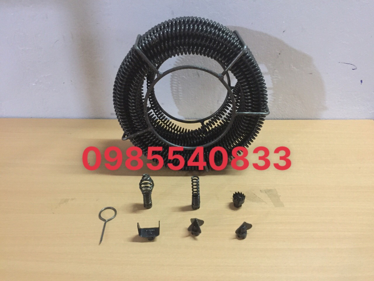 Dây thông tắc dùng tay quay dài 15M ( 15M + 6 đầu thông + tay quay....)