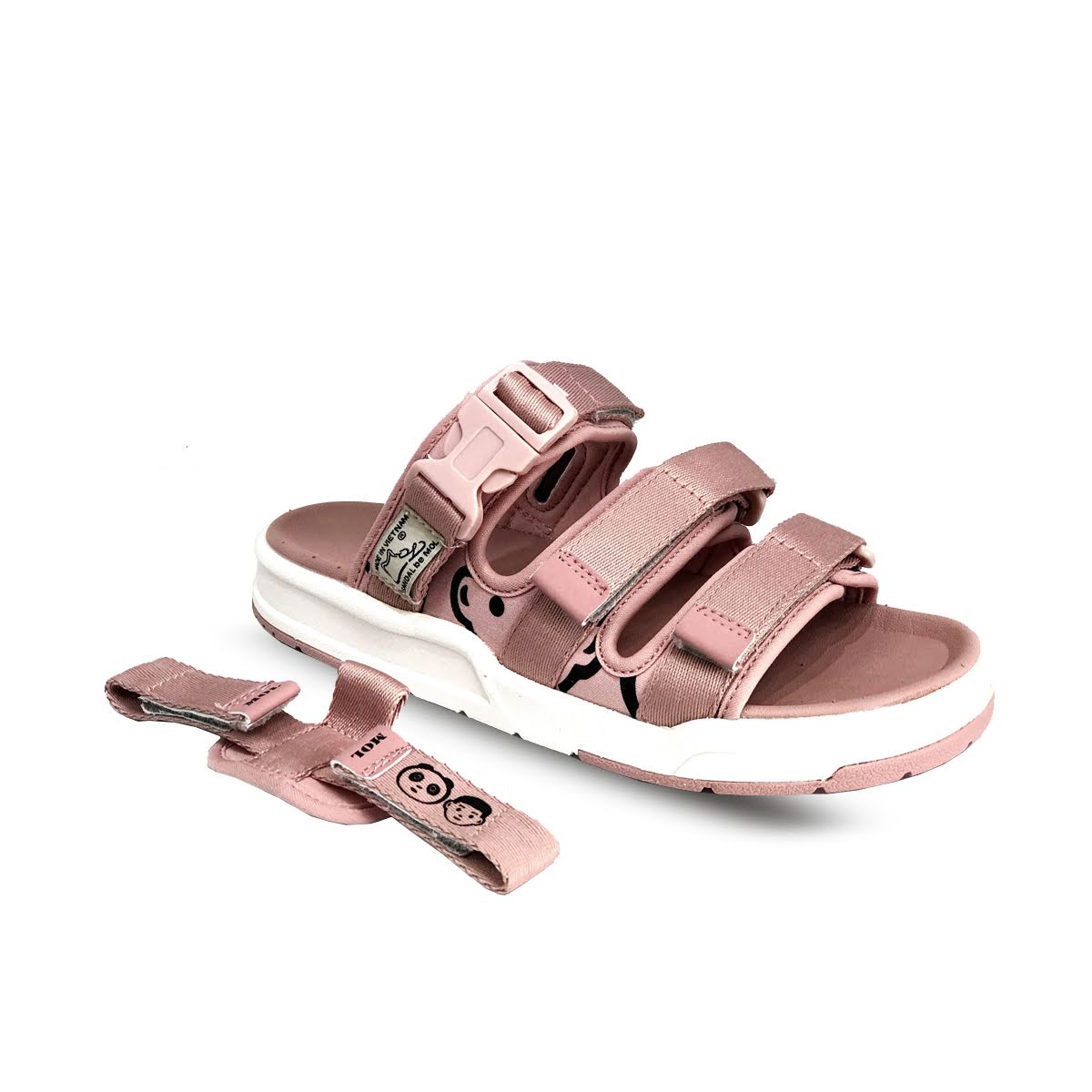 Giày Sandal HIệu MOL Chính Hãng MS1801 Đi Học