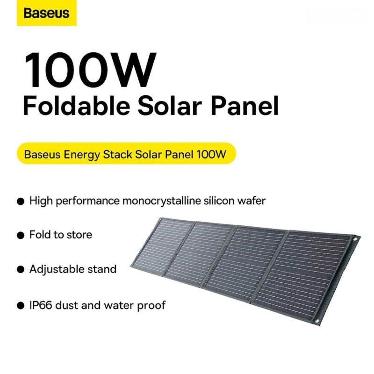 Bộ sạc năng lượng mặt trời Baseus Energy Stack Solar Panel 100W CCNL050006