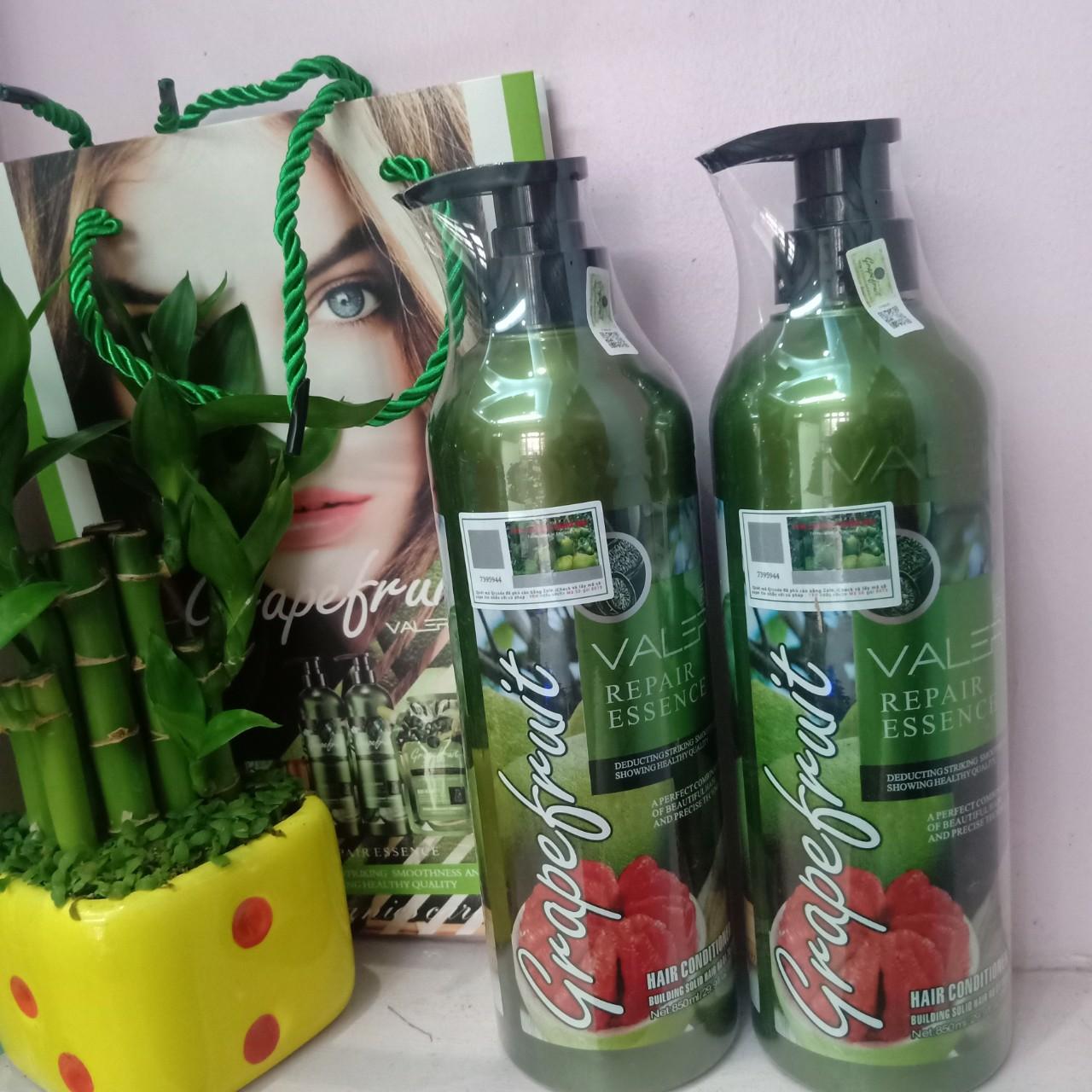 Cặp Đầu Gội Bưởi Đỏ Ngăn Rụng Tóc 850ml