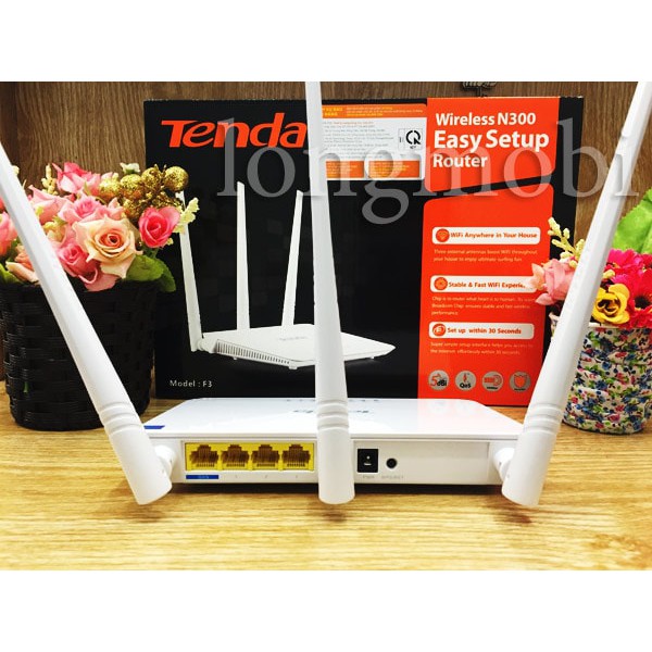 Bộ phát Wifi Tenda F3 (3 râu)