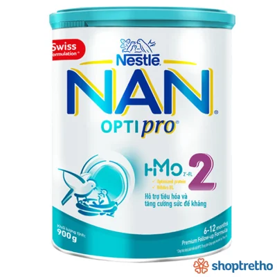 Sữa NAN HMO Optipro số 2 - 900g (6-12M)