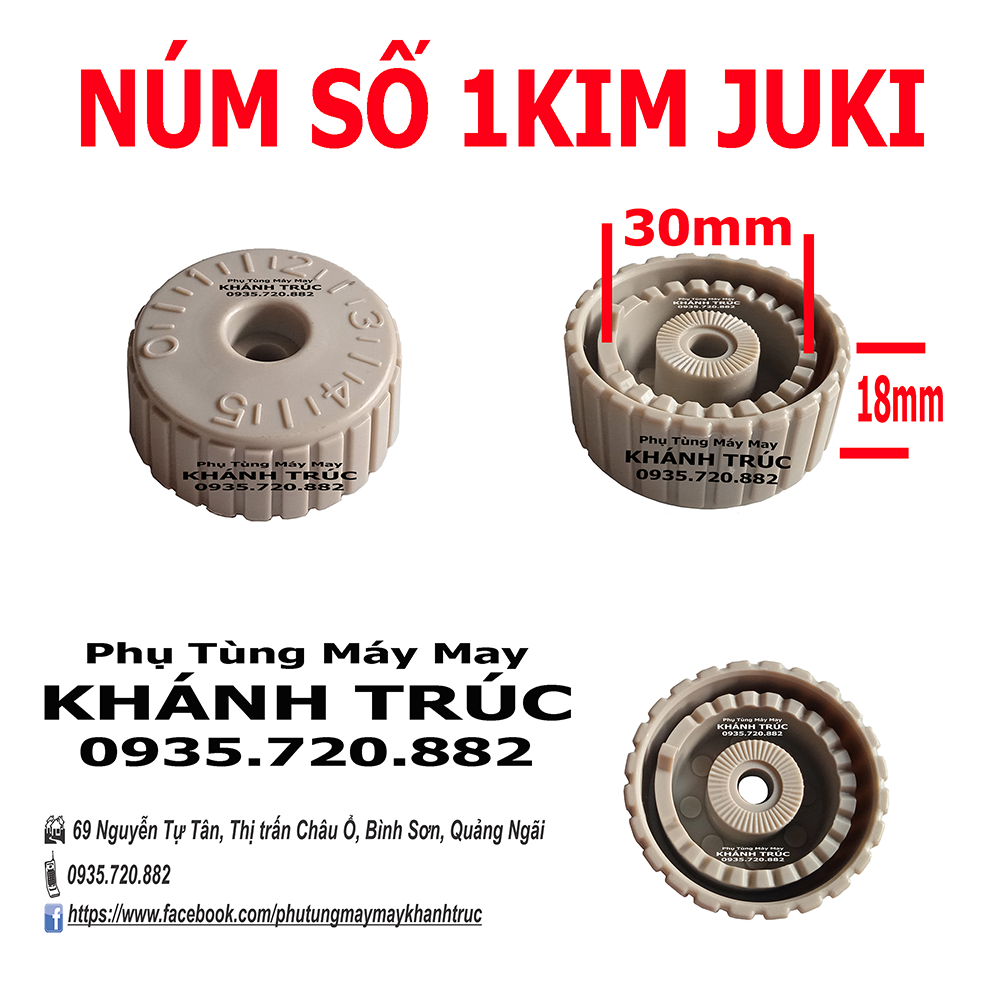 Núm số dày máy may công nghiệp 1kim
