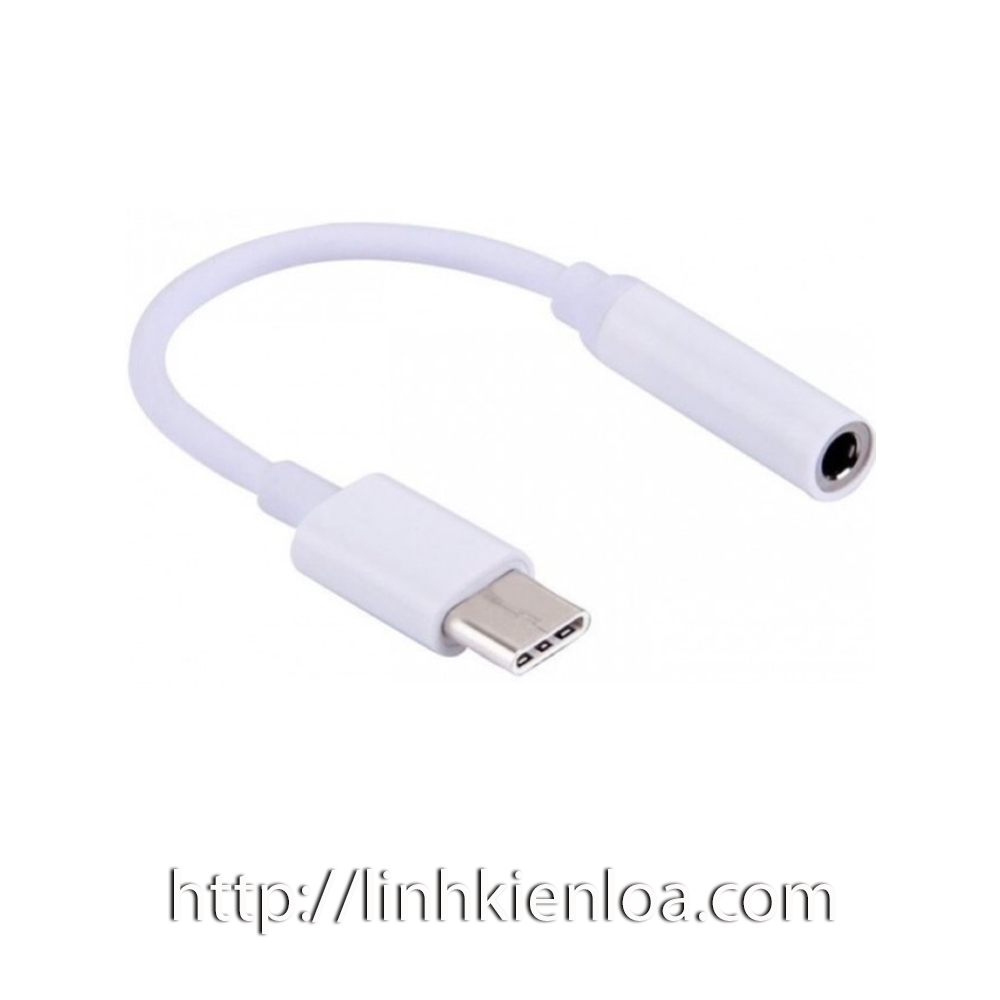 Cable chuyển từ USB Type-C sang Jack 3.5mm dùng cho tai nghe