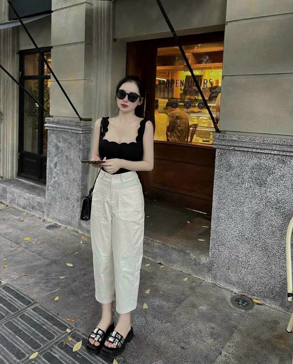 Quần baggy chất liệu kaki dày dặn-XMTĐ