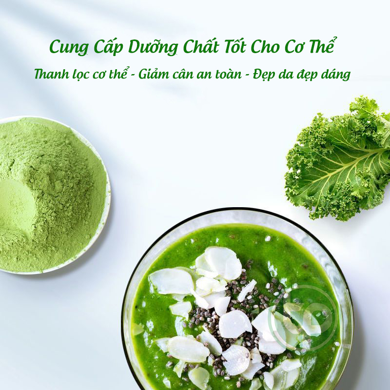 Bột cải xoăn kale nguyên chất 100g - Tấn phát