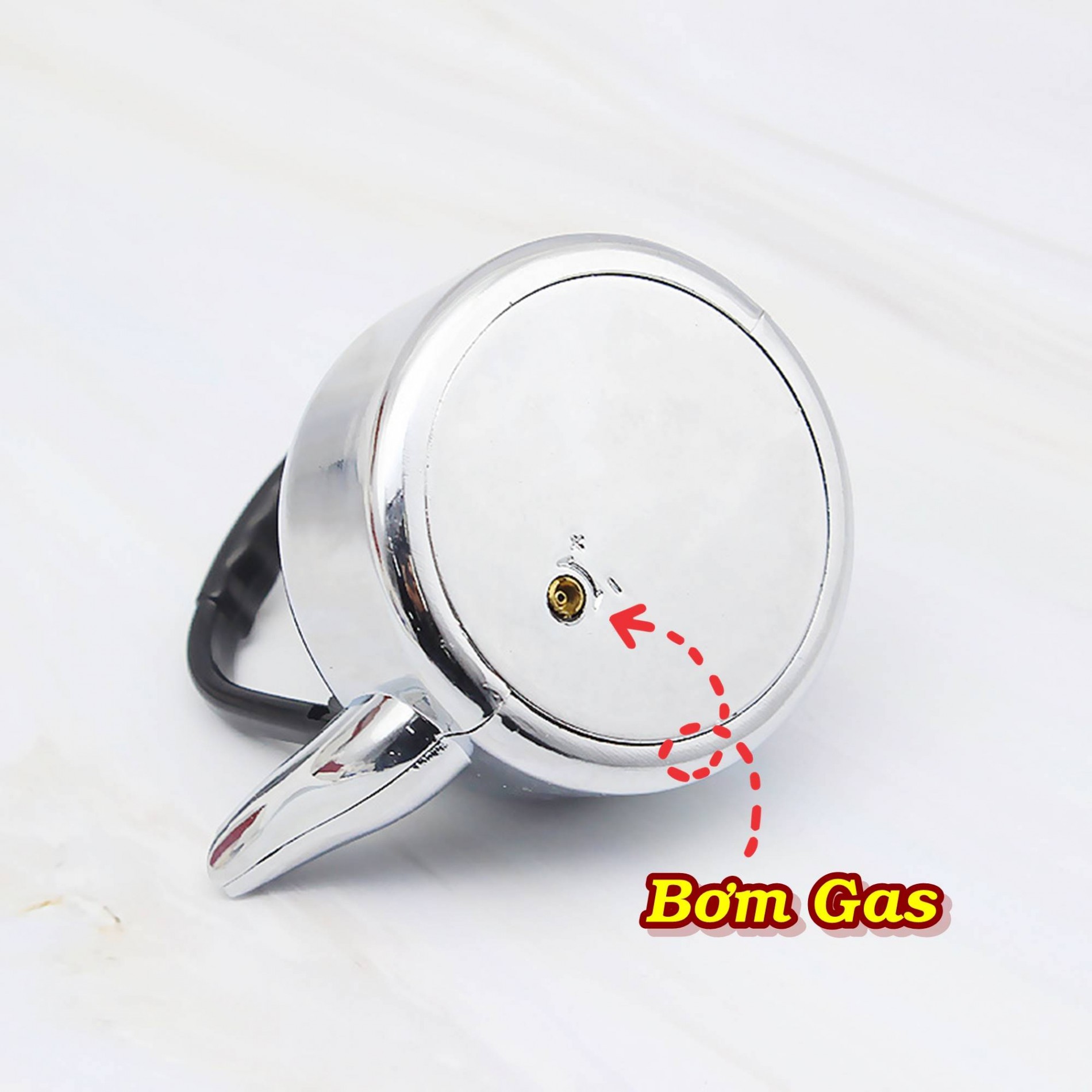 BẬT LỬA HÌNH ẤM NƯỚC LỬA KHÈ XÀI GAS