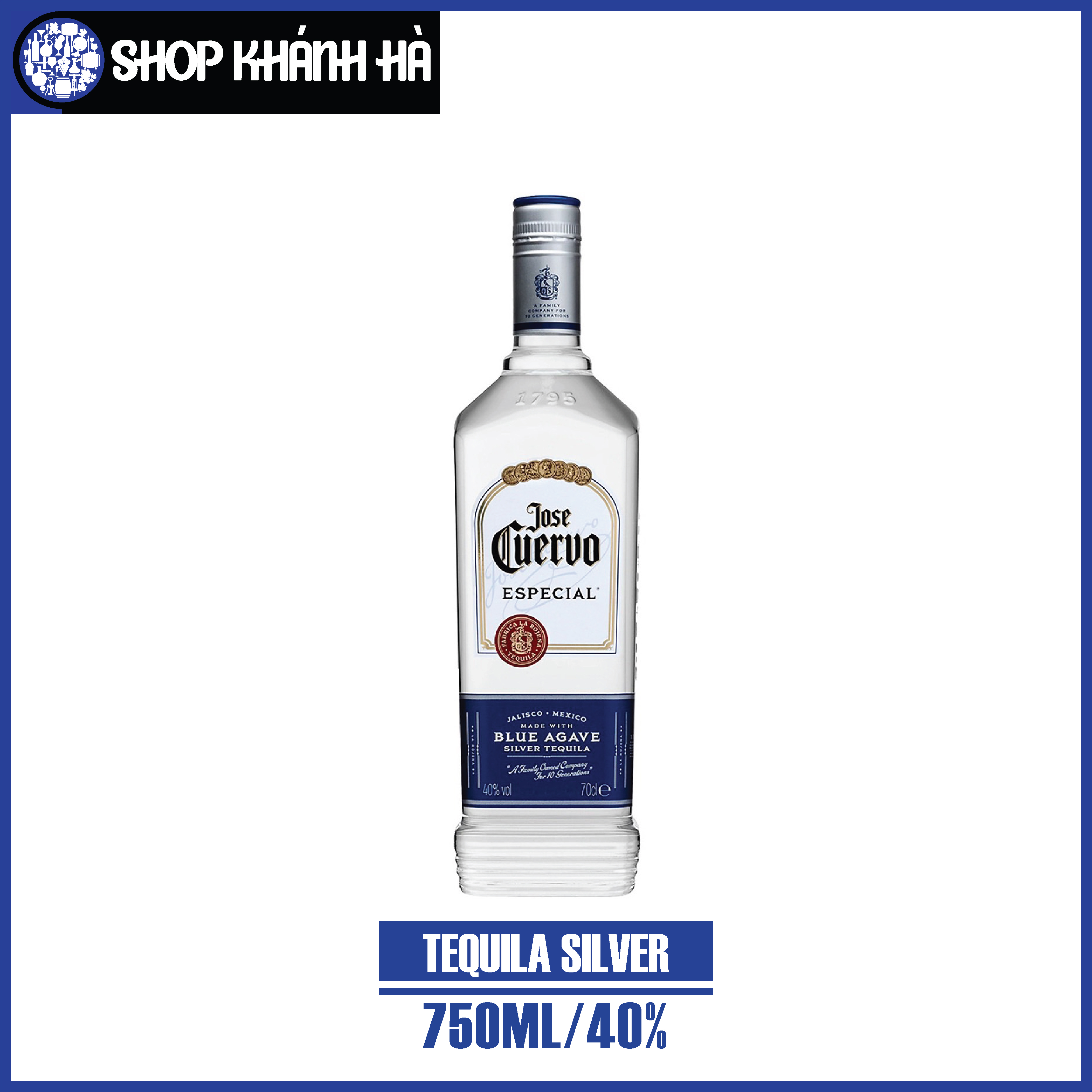 [Shop Khánh Hà] TEQUILA SILVER - CHAI/700ML - 40