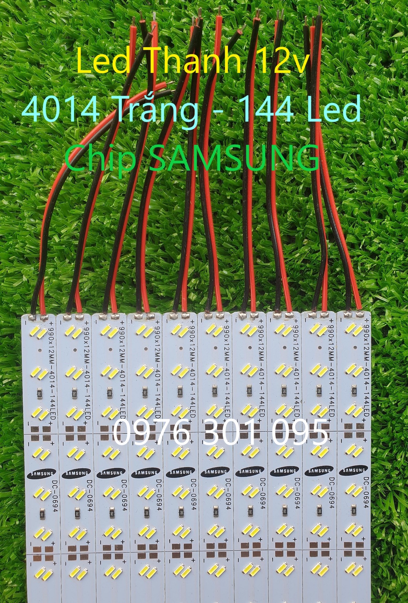 Đèn led thanh 12v chip led Hàn Quốc [ 5 thanh ]