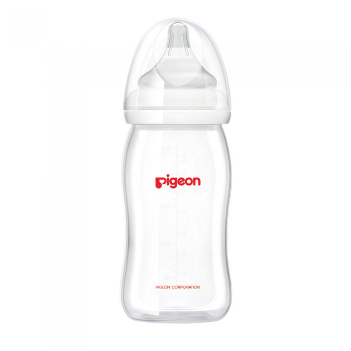 Bình sữa pigeon cổ rộng pp plus 160ml - 240ml - 330ml