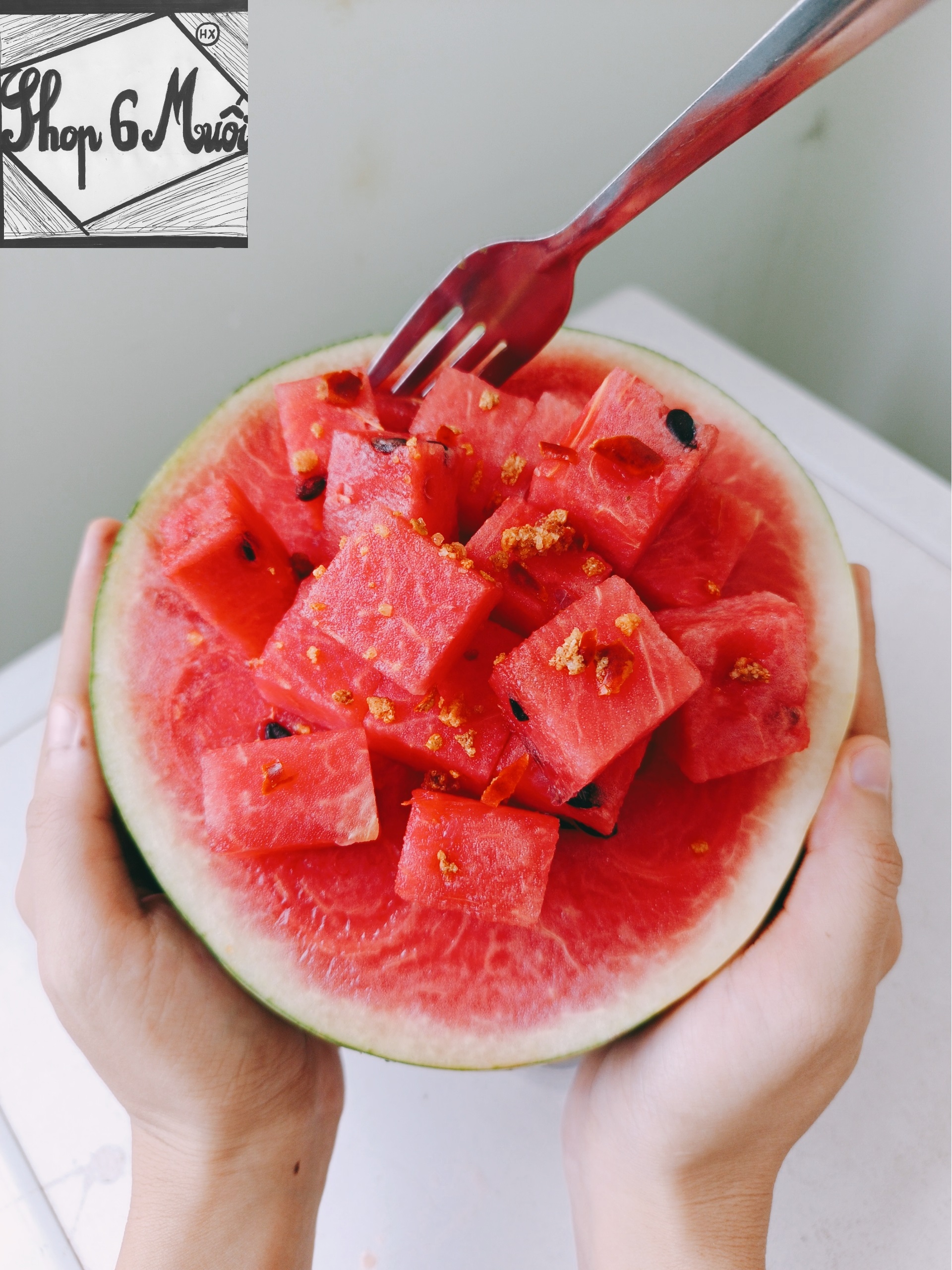 (1kg) Muối ớt Tây Ninh Ngọc Châu loại 2 to (chay mặn đều dùng được) (2 túi 500gr)