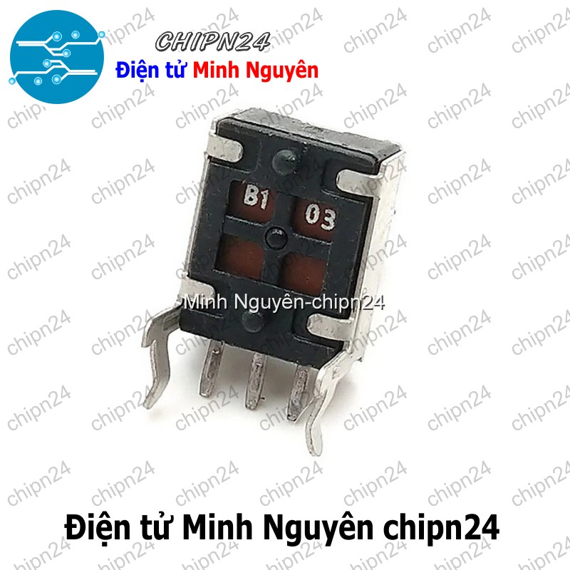 [4 con] (F173) Biến trở RV09 Ngang Trục Ngắn (1K/2K/5K/10K/20K/50K/100K RV0931 Trục 7.5MM) - [Chọn Loại] - HHH.00489