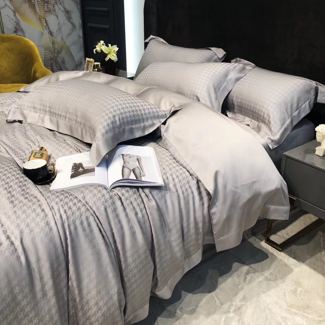 [LỤA TENCEL 100S 5D TC/5D005] - Bộ Chăn Ga Hạ Vy 04 món , Đẳng cấp