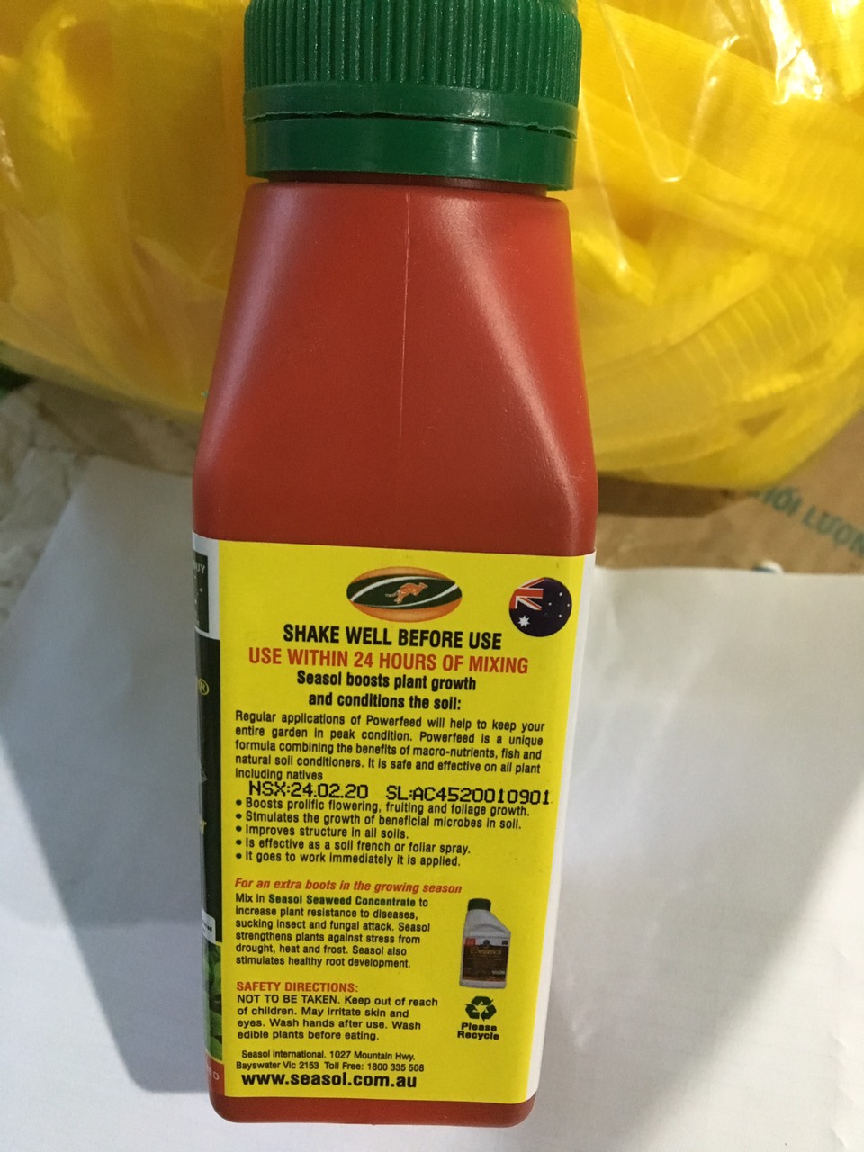 PowerFeed Phân cá Úc không hôi lọ 250ml