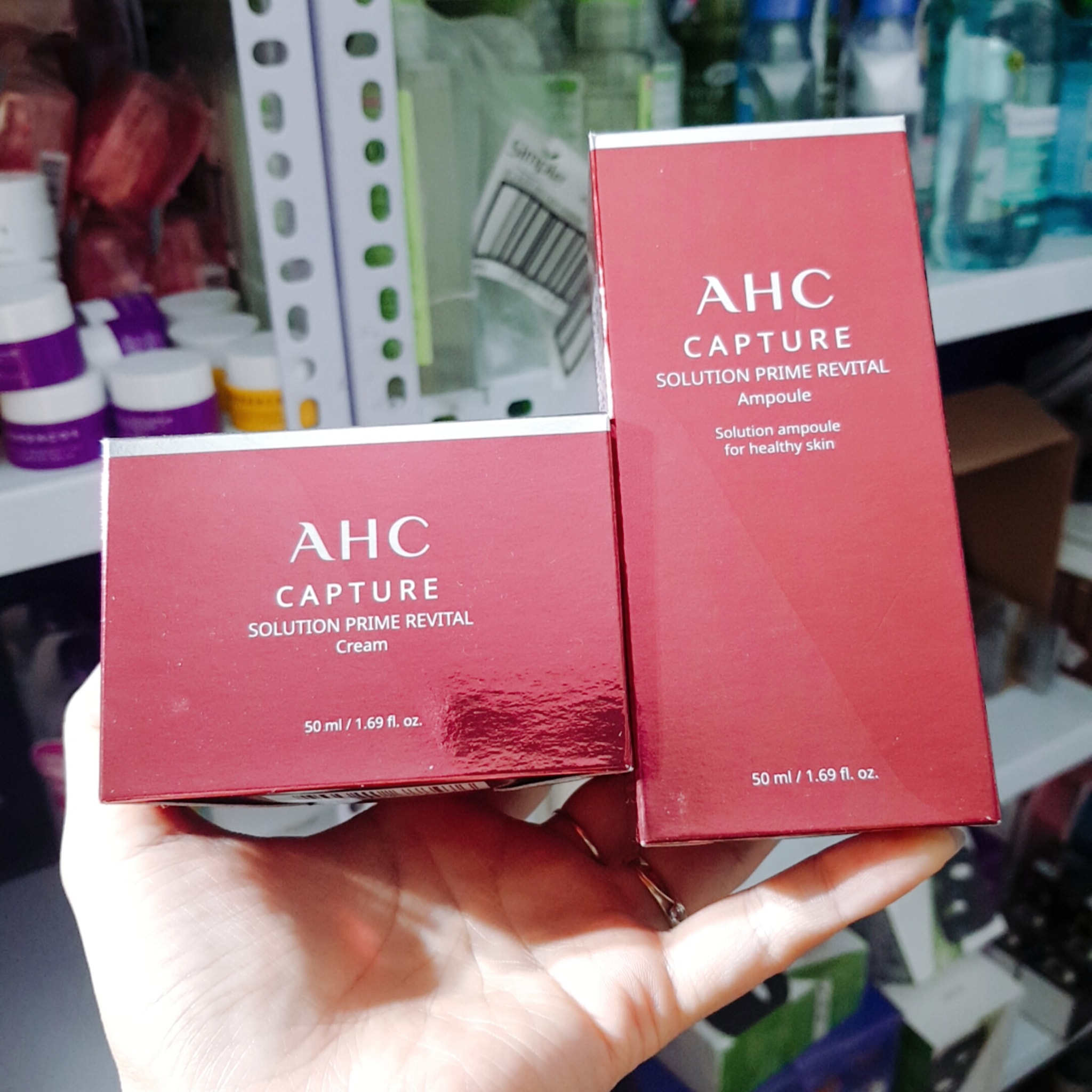 COMBO KEM DƯỠNG VÀ SERUM AHC CAPTURE