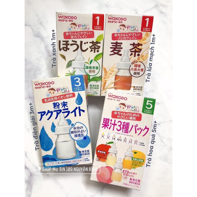 TRÀ WAKODO NHIỀU VỊ CHO BÉ TỪ 1 - 3 - 5 THÁNG TRỞ LÊN