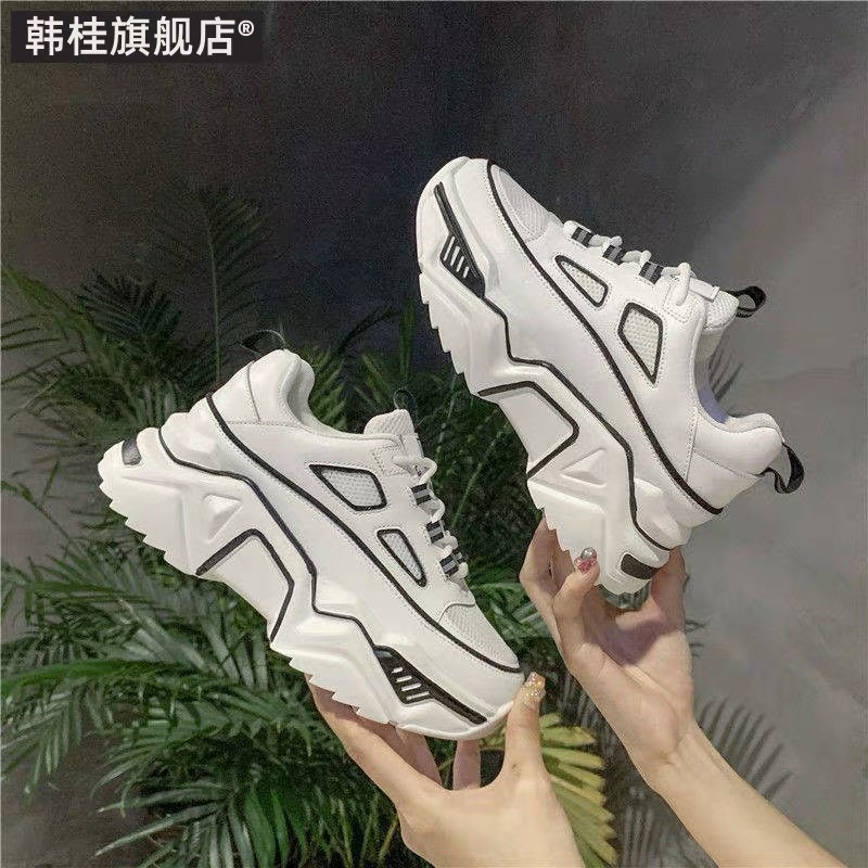 Giầy Nữ Thể Thao Sneaker Da Mắt Phản Quang Thời Trang Trẻ (Shophanhan)